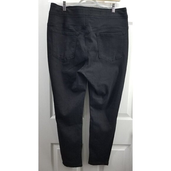 NYDJ Curves 360 Size 14 Sculpt Pull On Legging Black Skinny - Picture 2 of 6